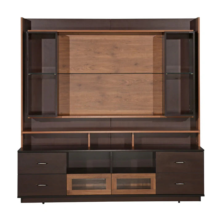 Wooden TV Wall Cabinet with Stylish finish, and Wall-Mounted Design for Modern living room Interiors