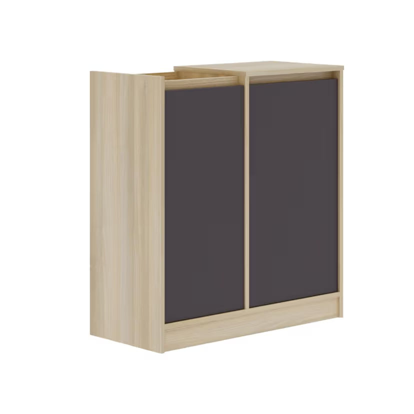 Wooden Shoes Storage Cabinet with Premium Design, Durable Wood Cabinet with Multi-Shelf Storage
