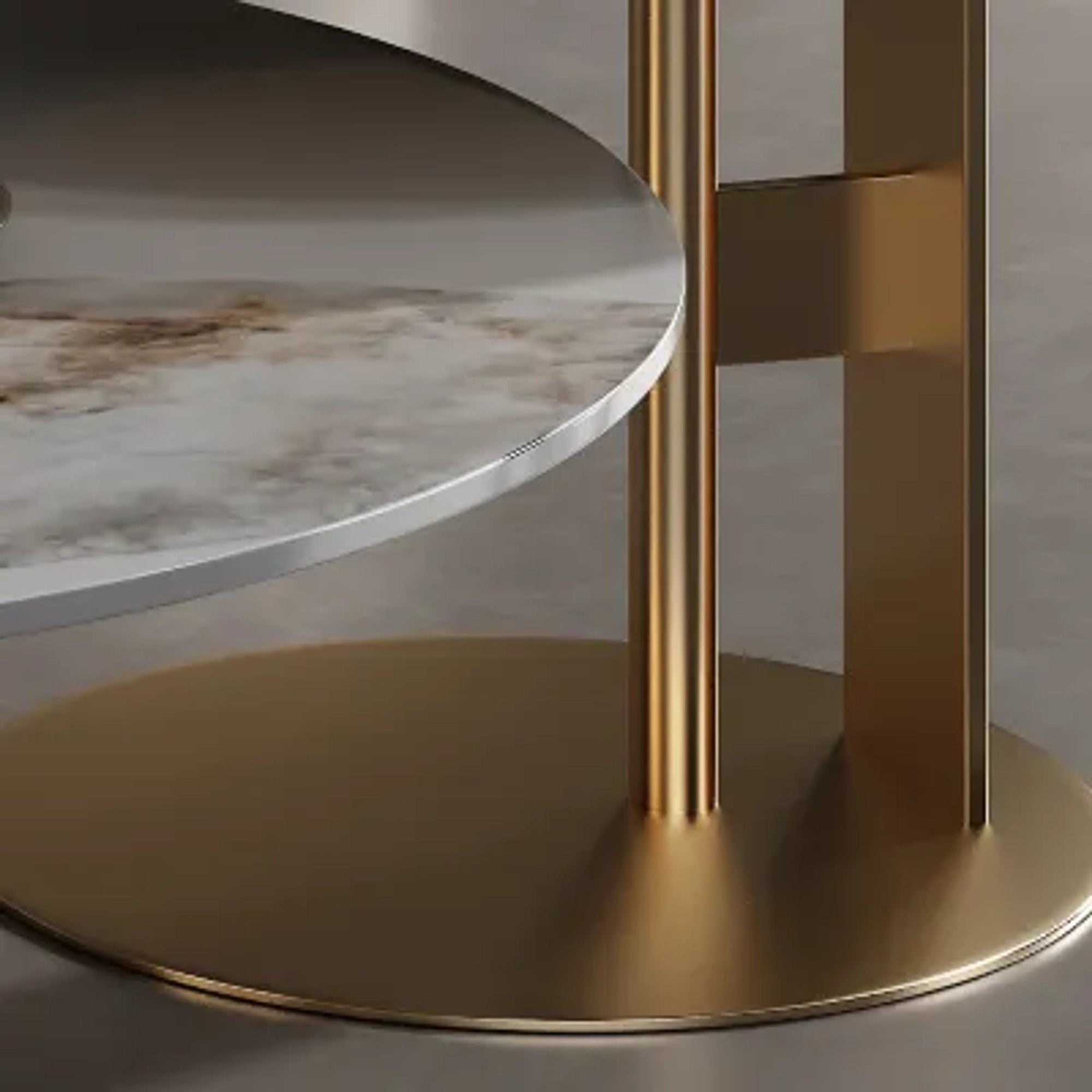 Center Table Featuring Minimal Design with Elegant Geometry Suitable for Compact and Spacious Living Areas