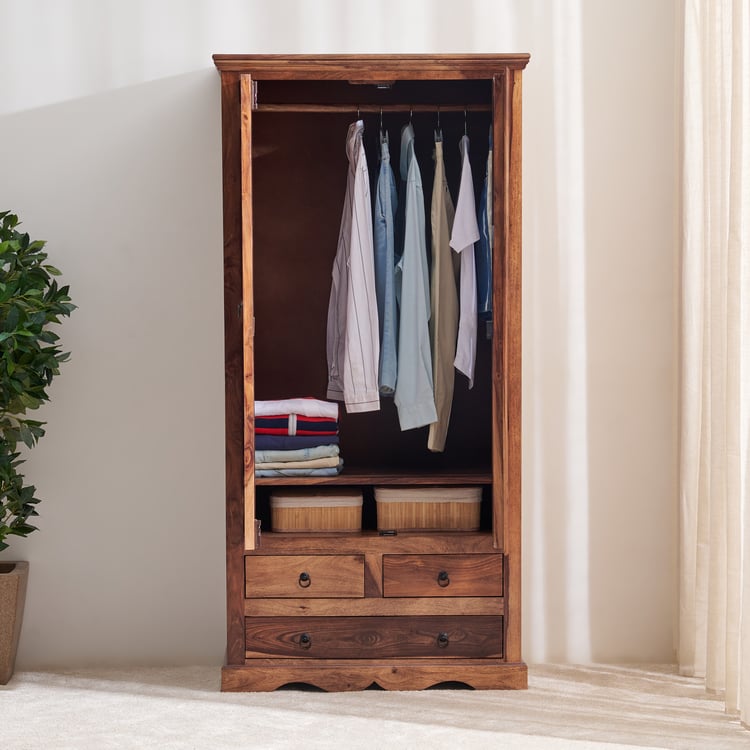 Wardrobe for Home 2-Door Modern Space-Saving Solution, High-End Craftsmanship and Premium Design Appeal