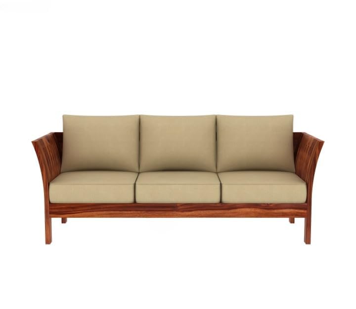 3 Seater Sofa For Home and furniture & Upholstery Fabric Modern and Durable Design for Living Room – Brown and Beige