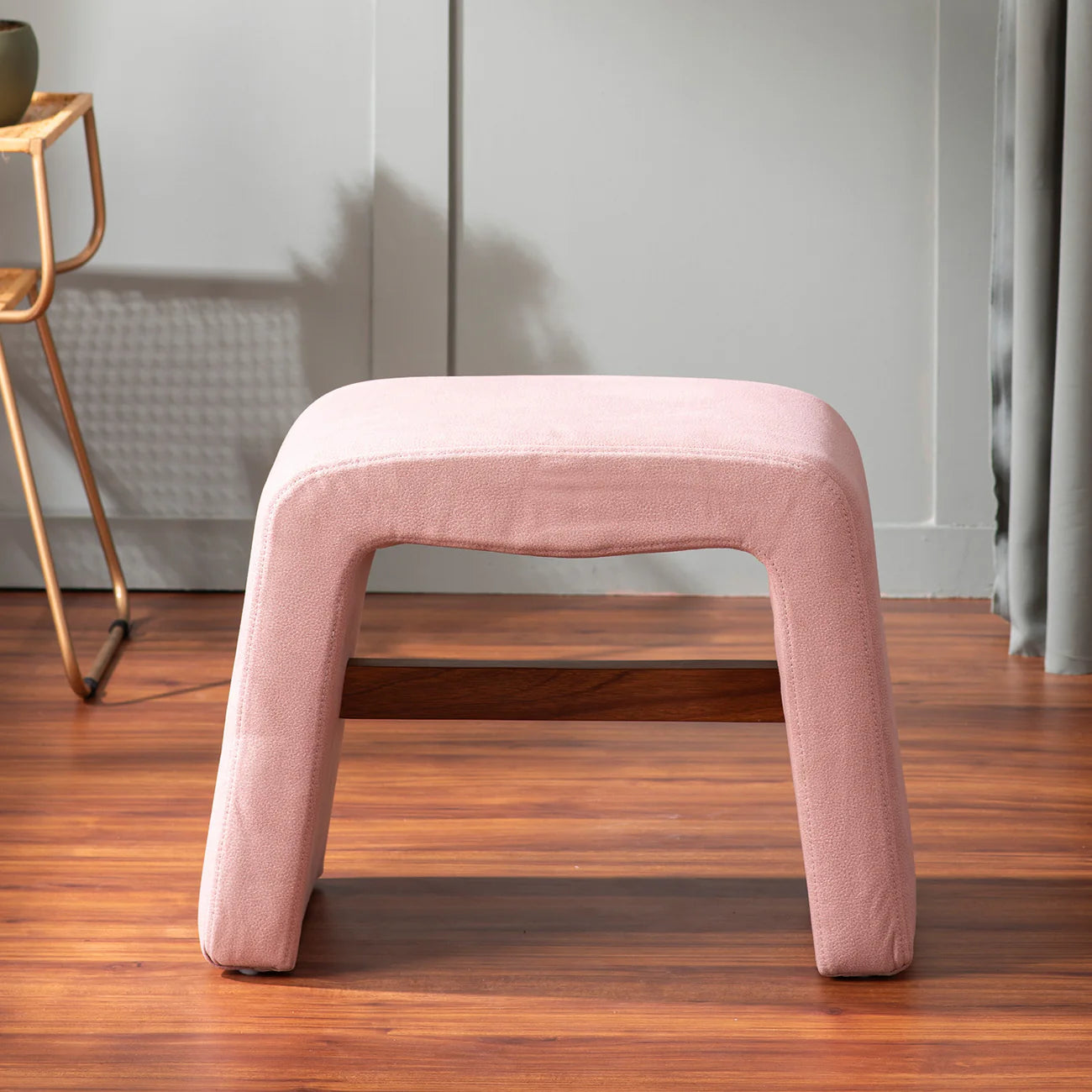 Ottoman for Living Room Upholstery with Durable Wooden Frame, Design, Perfect as Stylish Seating