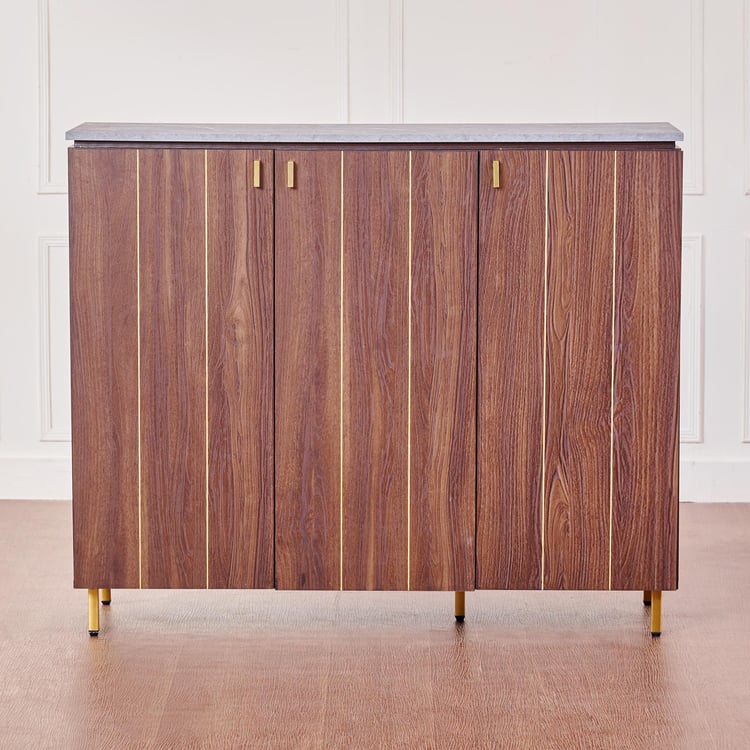 Wooden Shoes Storage Cabinet with Wooden Shelves, Shelves for Organised and Stylish Storage