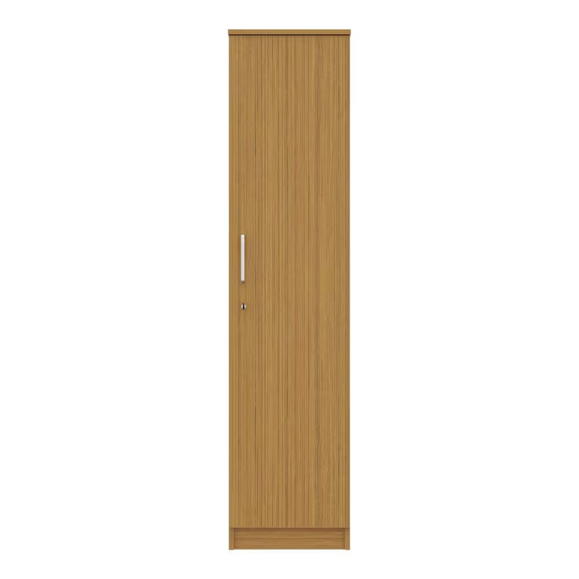 Stylish Organizer Cabinet – Laminated Wood Finish with Display Shelves & Hidden Storage.