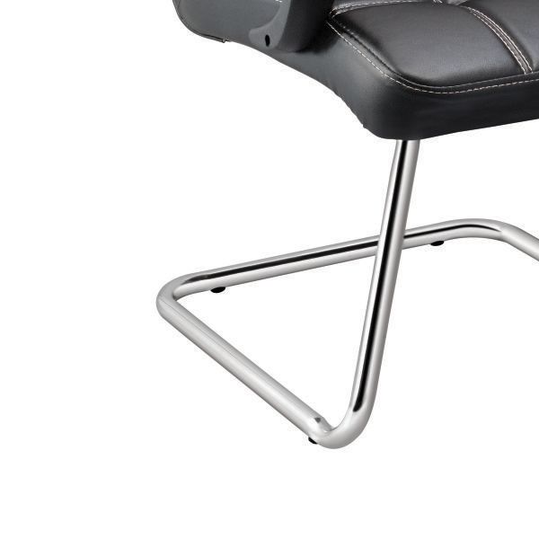 Premium Leatherette Upholstered Office Chair – Perfect for Waiting & Office Environment