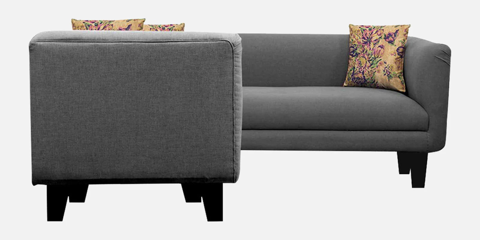 3 Seater C Shape Corner Sofa For Home and furniture & Upholstery Fabric Modern and Durable Design for Living Room – Grey