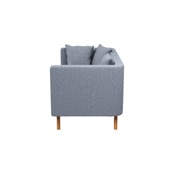 2 Seater Sofa For Home Furniture Upholstery Fabric Modern & Durable Design For Living Room -Blue