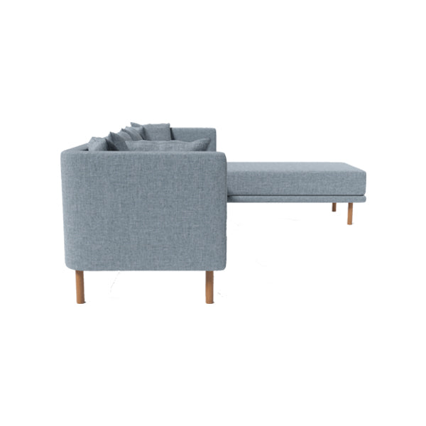 L-Seater Sofa Luxury For Home Furniture Upholstery Suede Fabric and Premium Quality Fabric and A-Class Quality Wood For Living Room
