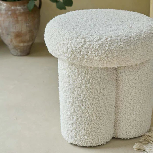 Ottoman For Home with Plush Pouffe for Elegant Interiors ,Decorative Accent for Living Room