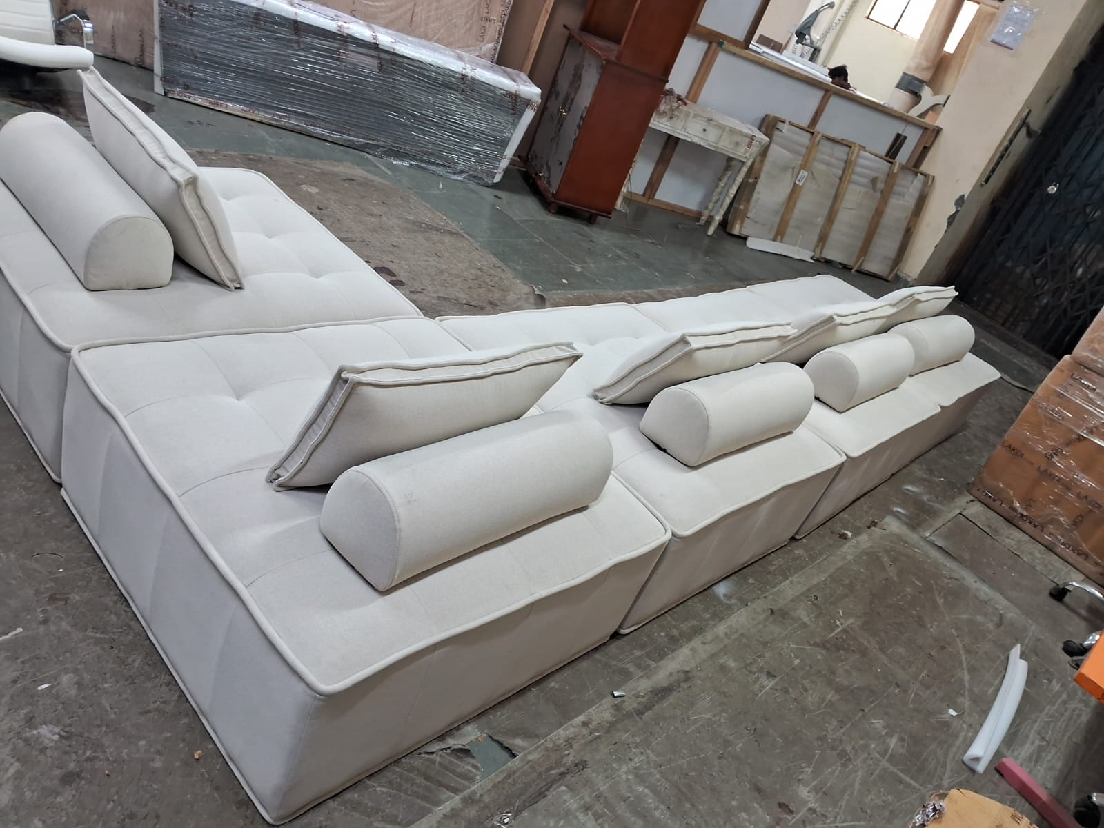 Modern Accent Chair with Armless Floor Seating