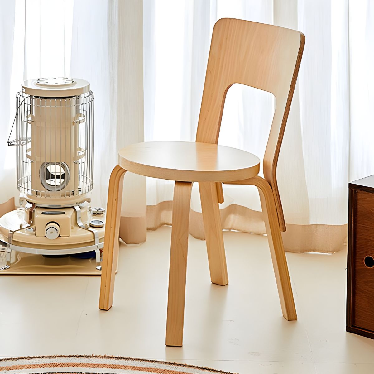 Modern Wooden Dining Chair for Home & Kitchen - Ergonomic & Durable Seating