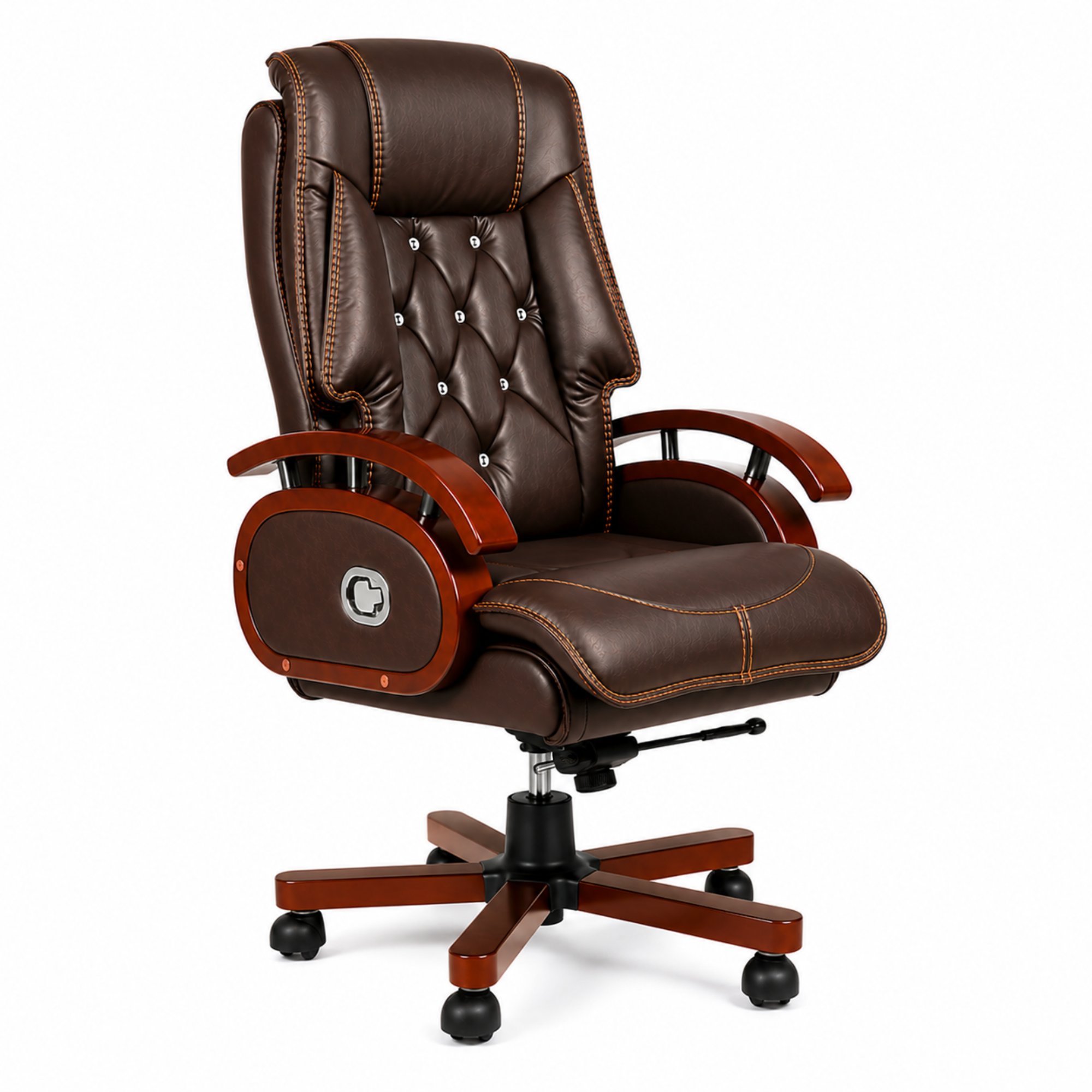 Brown Chair Front Left View