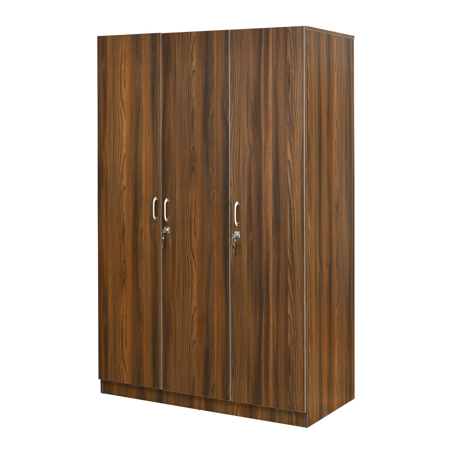 3 Door Wooden Wardrobe -