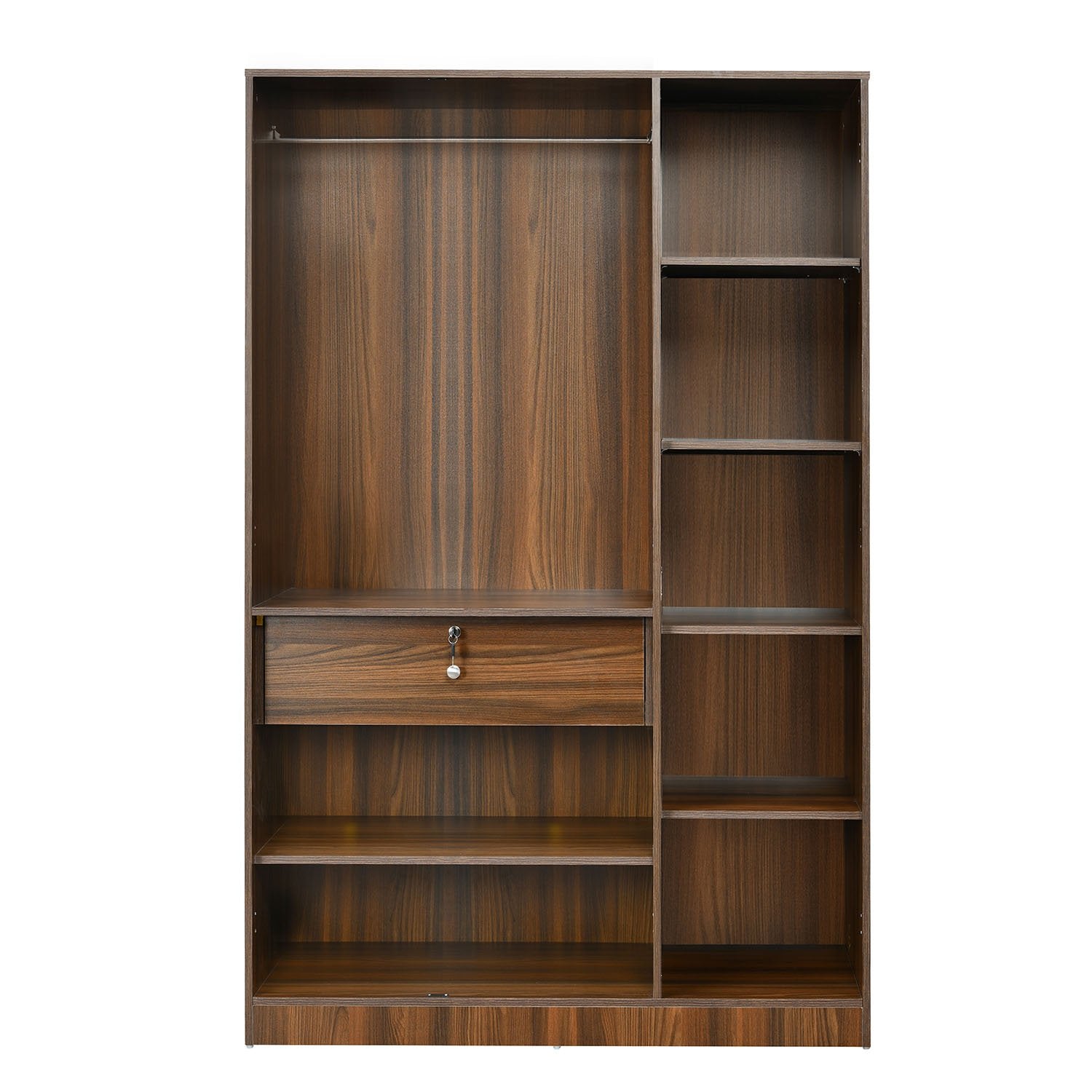 3 Door Wooden Wardrobe -