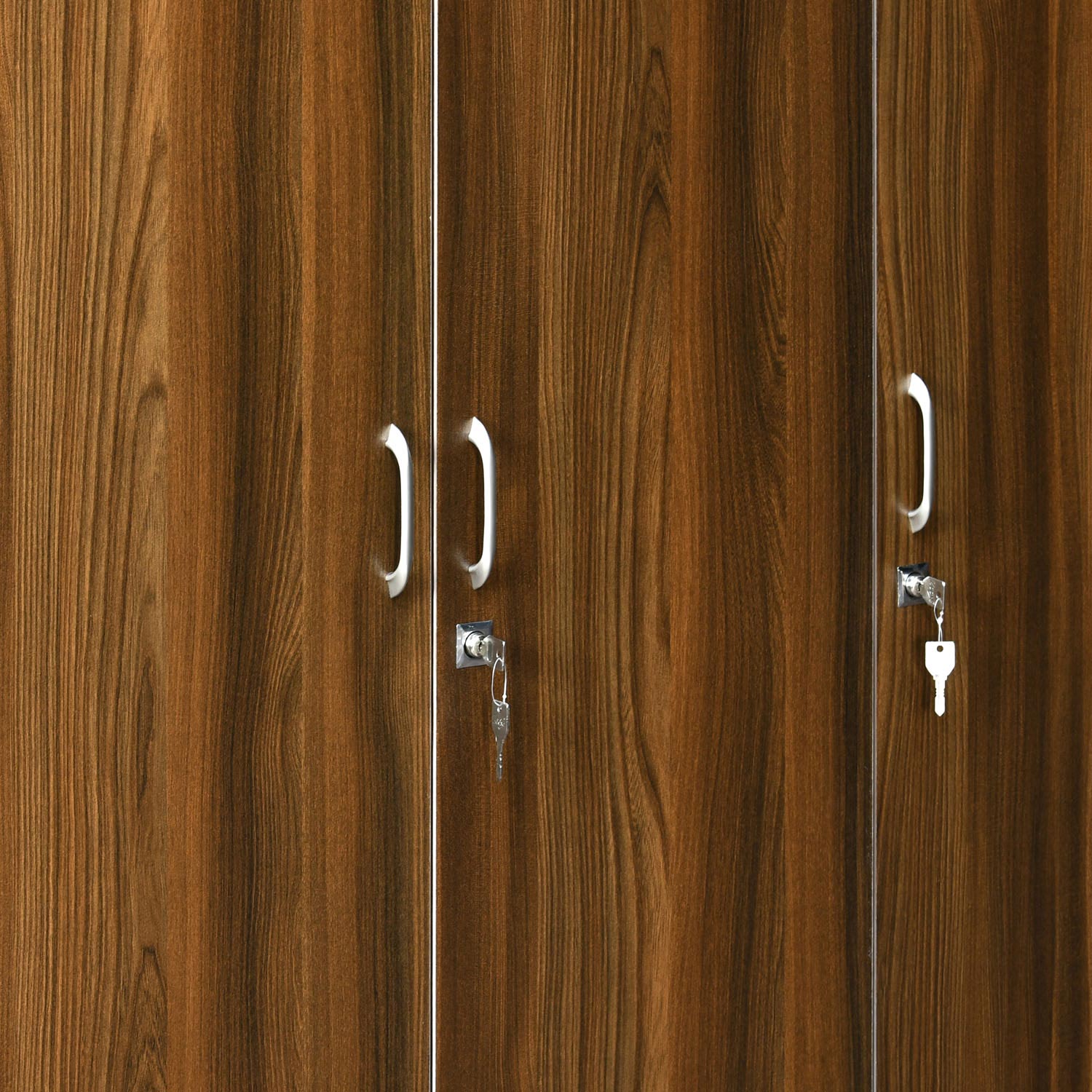 3 Door Wooden Wardrobe -