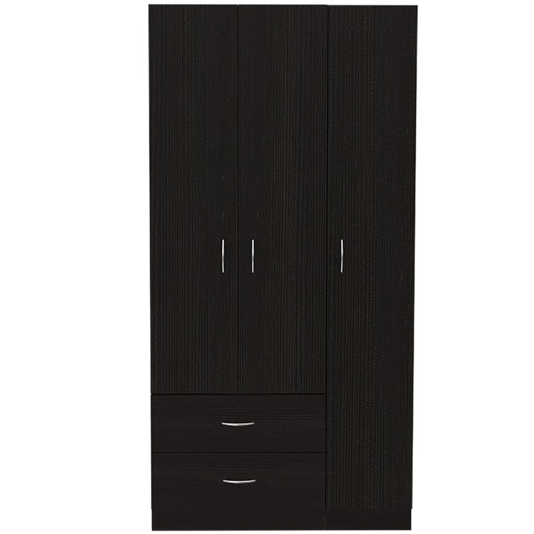 3 Door Wooden Wardrobe -