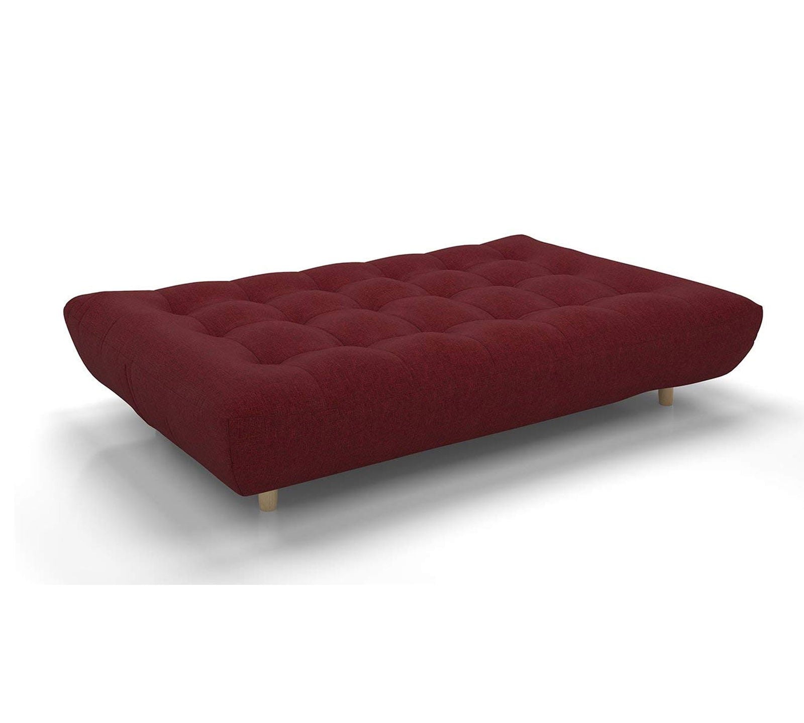 3 Seater Fabric Sofa Cum Bed in Wooden Frame -