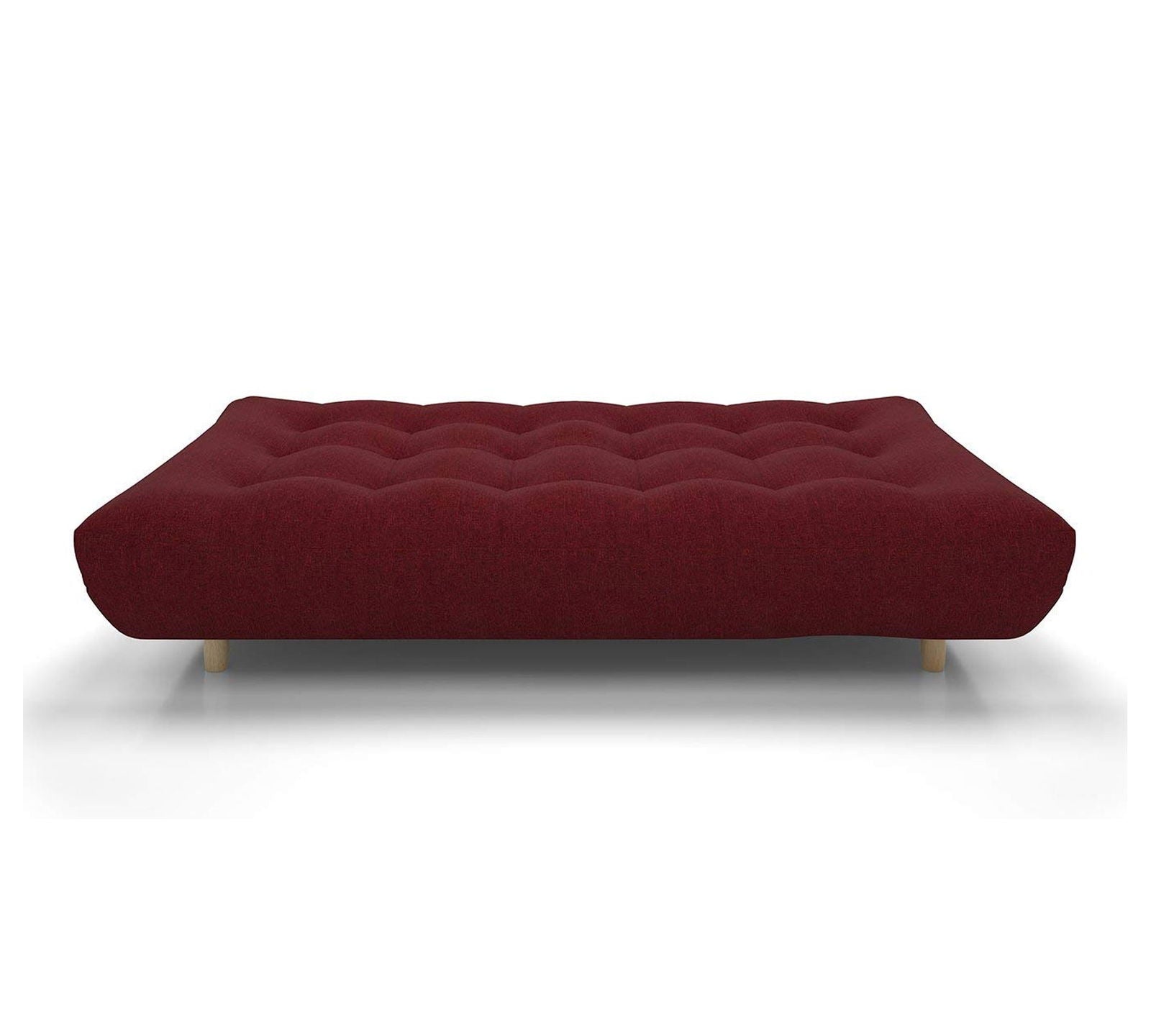 3 Seater Fabric Sofa Cum Bed in Wooden Frame -