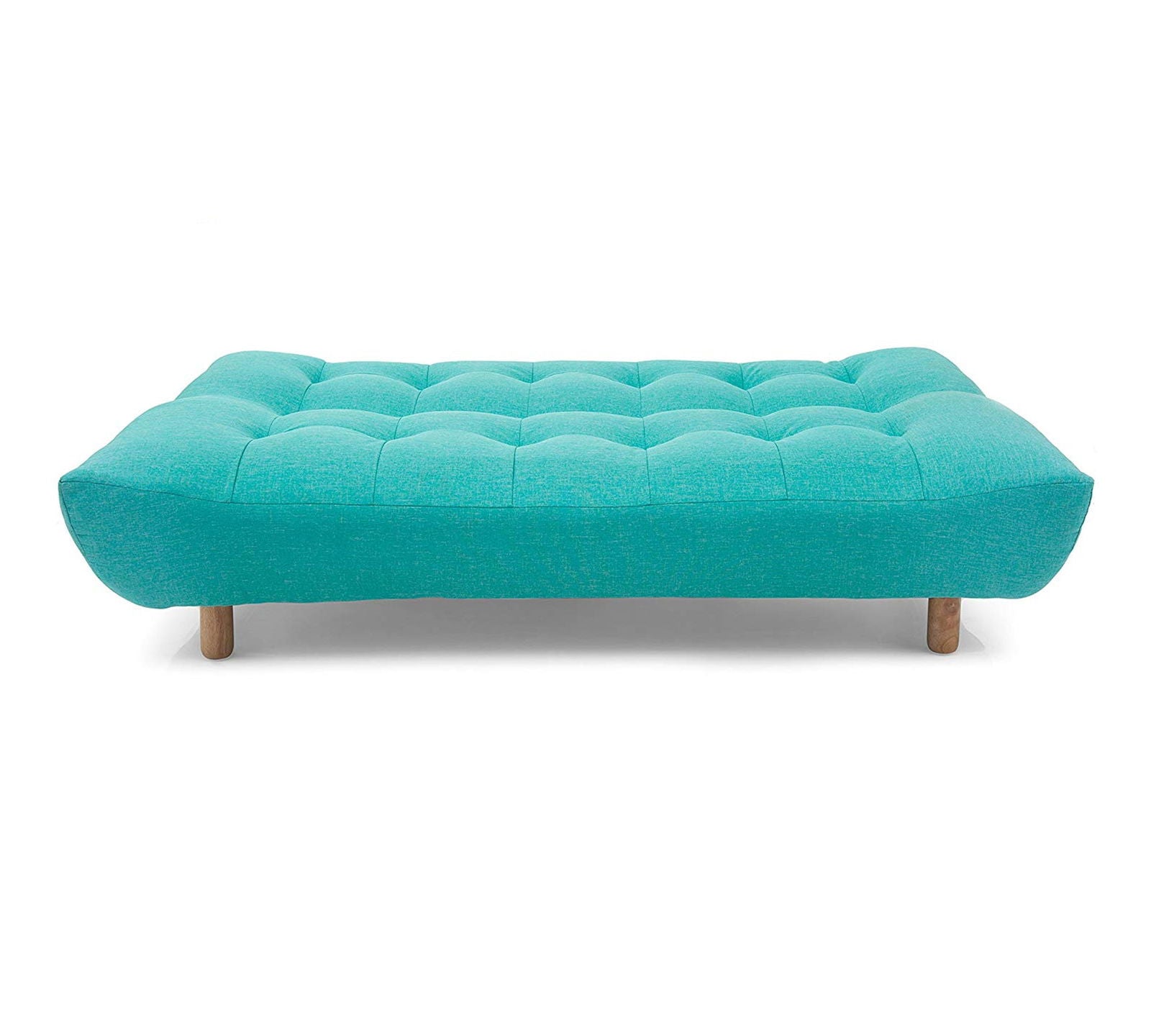 3 Seater Fabric Sofa Cum Bed in Wooden Frame -