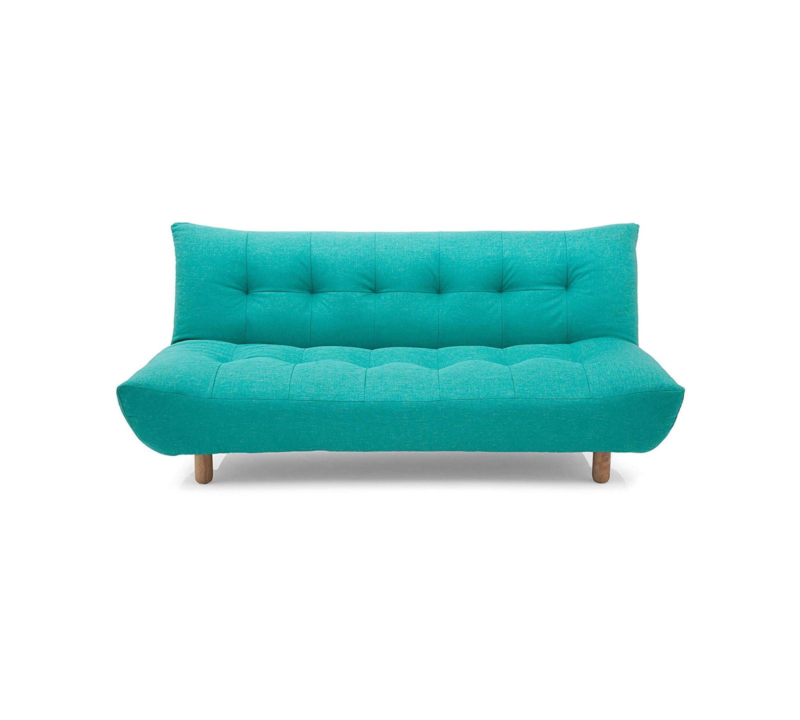 3 Seater Fabric Sofa Cum Bed in Wooden Frame -