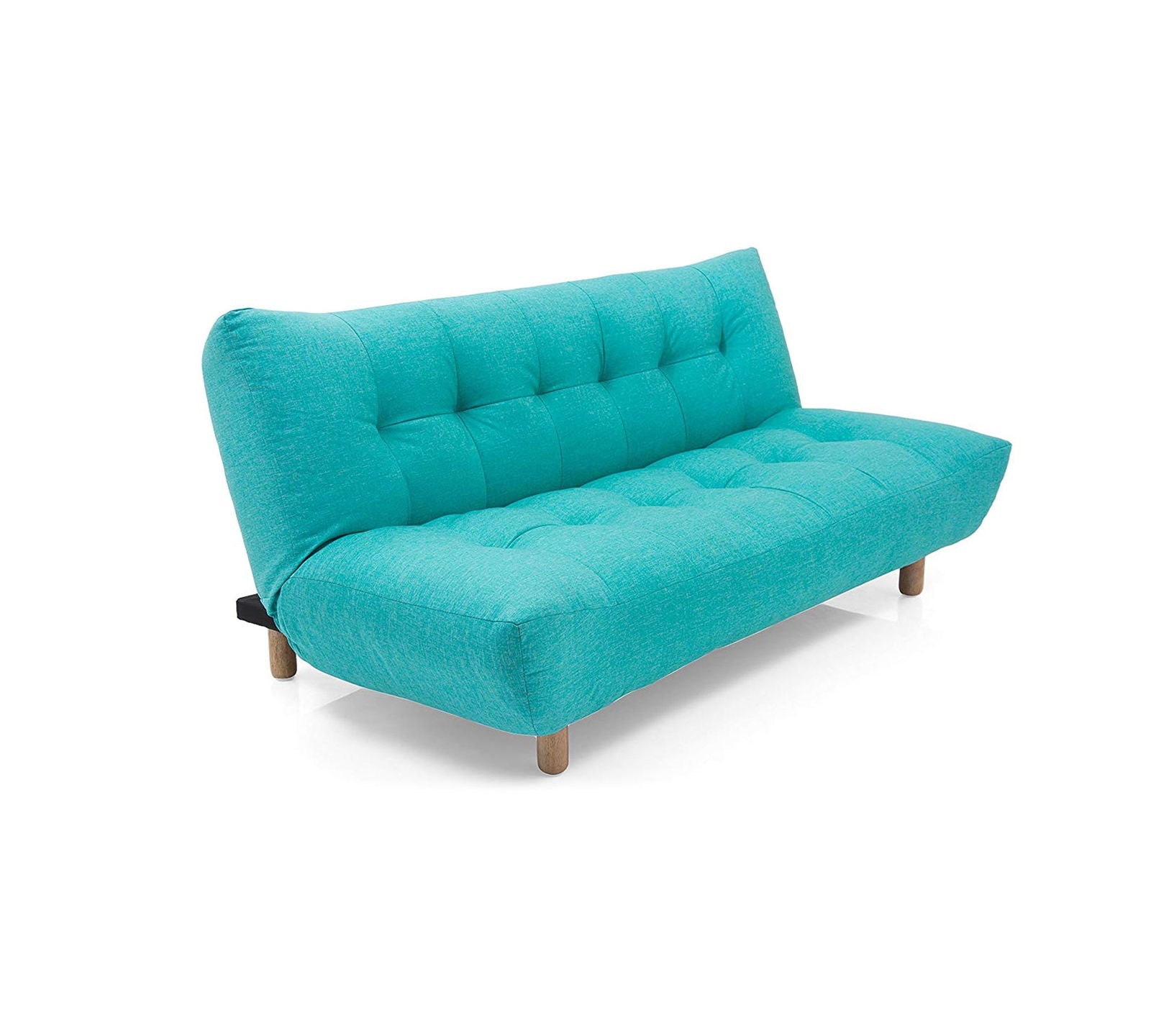 3 Seater Fabric Sofa Cum Bed in Wooden Frame -