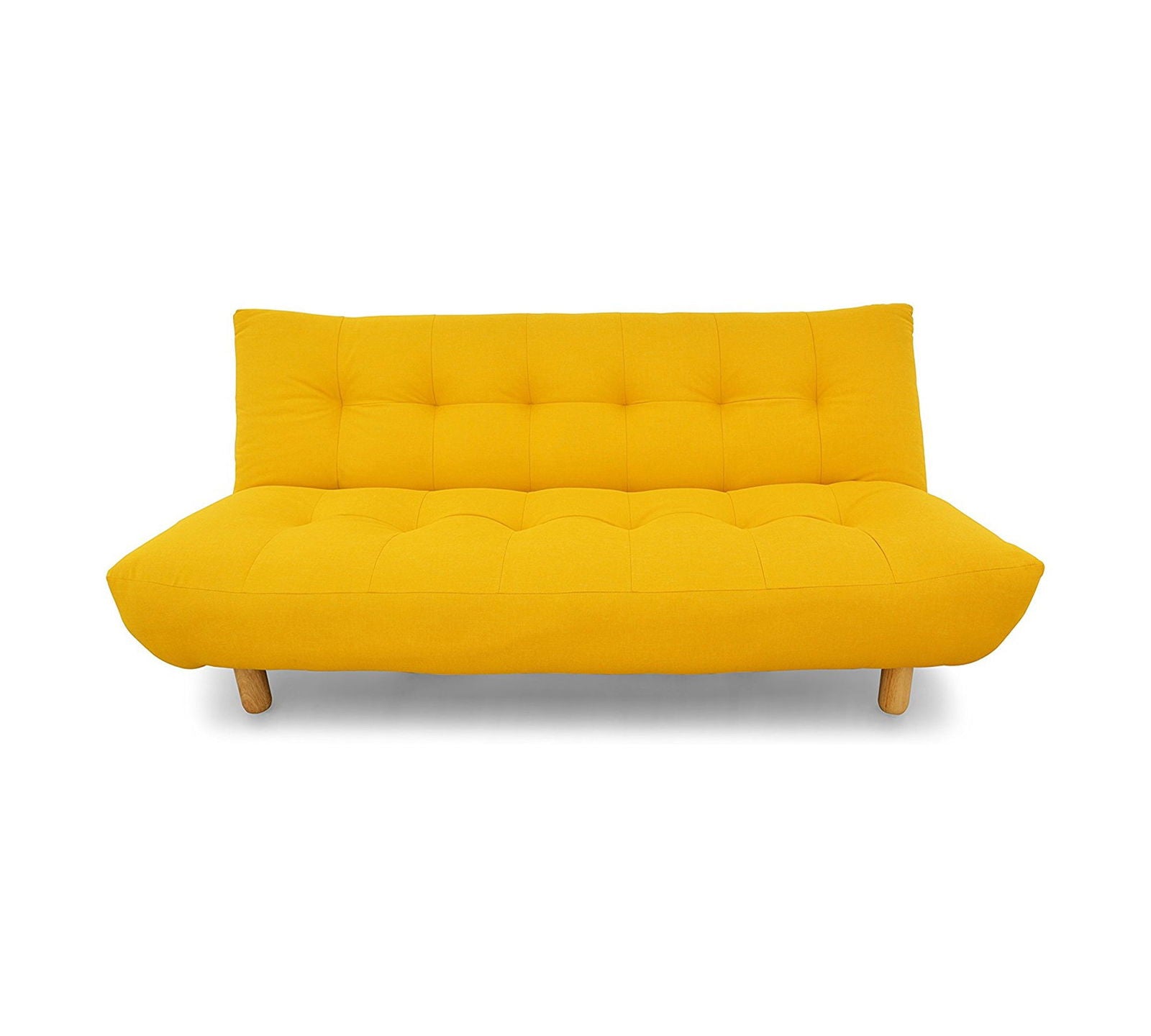 3 Seater Fabric Sofa Cum Bed in Wooden Frame -