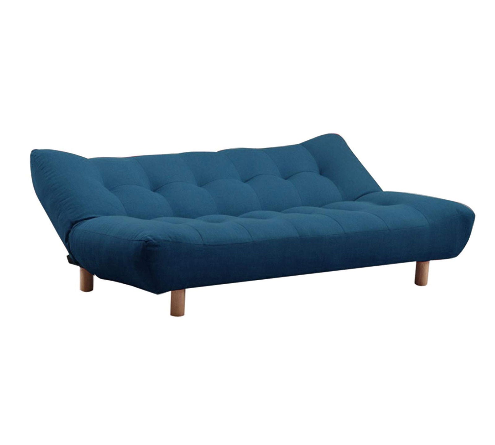 3 Seater Fabric Sofa Cum Bed in Wooden Frame -