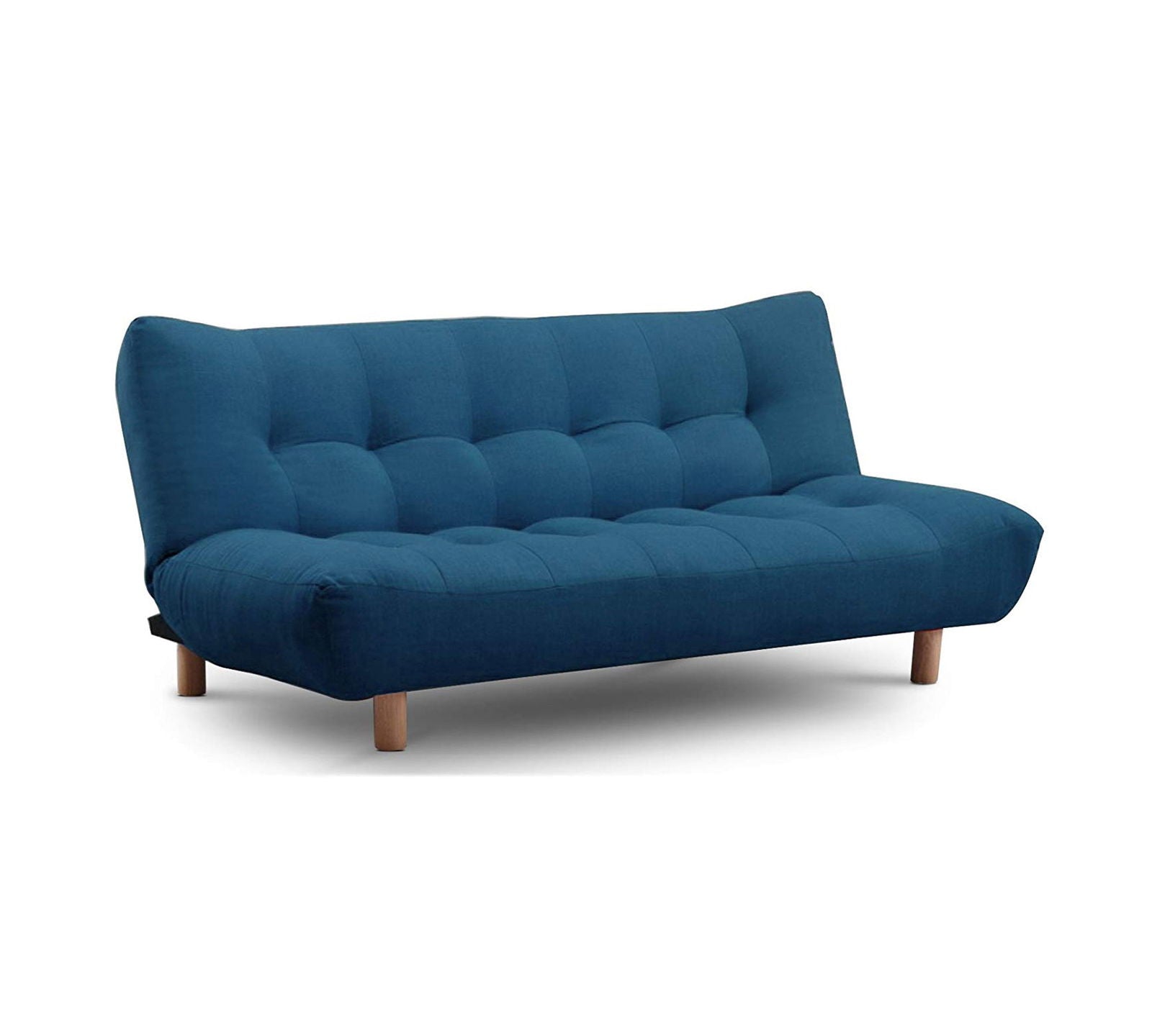 3 Seater Fabric Sofa Cum Bed in Wooden Frame -