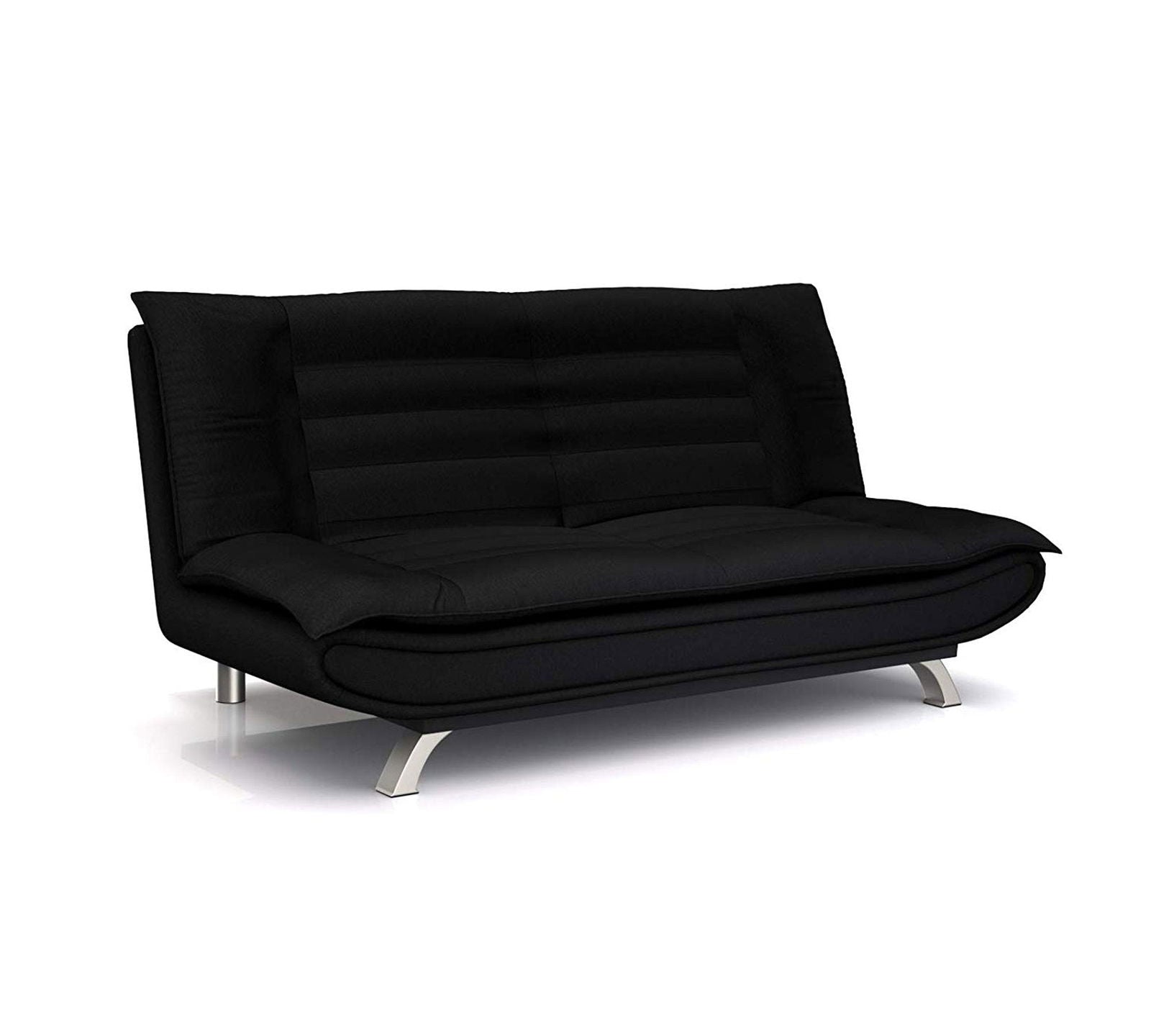 3 Seater Fabric Sofa Cum Bed in Wooden Frame -