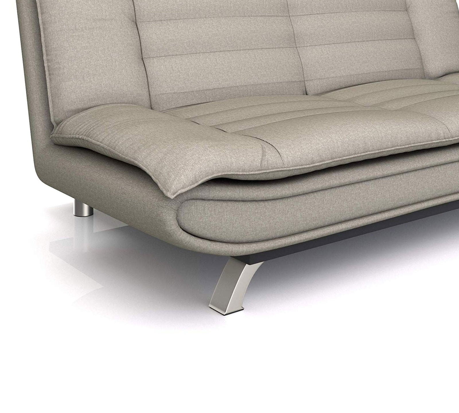 3 Seater Fabric Sofa Cum Bed in Wooden Frame -