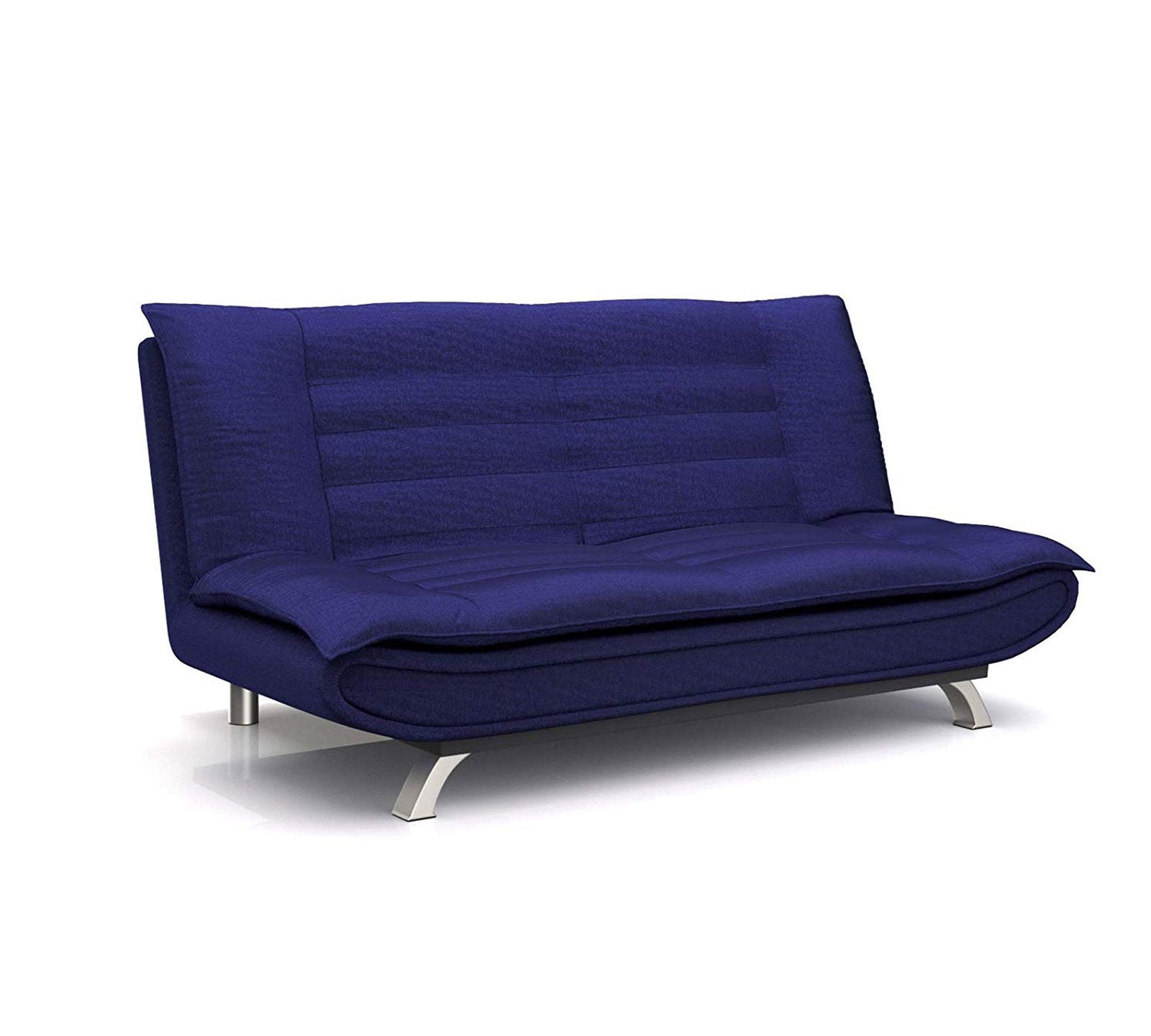 3 Seater Fabric Sofa Cum Bed in Wooden Frame -