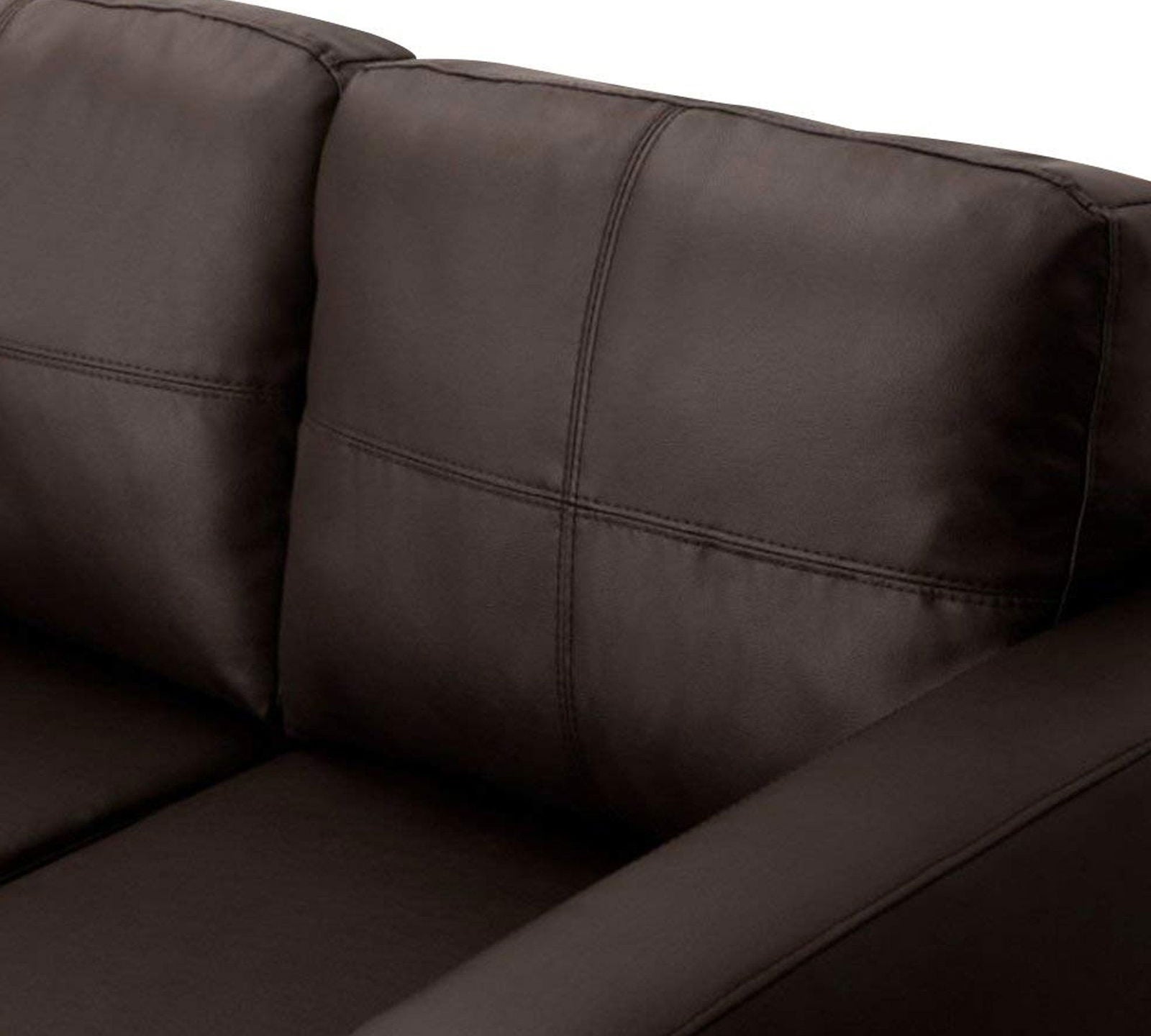 3 Seater Fabric Sofa Wooden Base with Chaise -