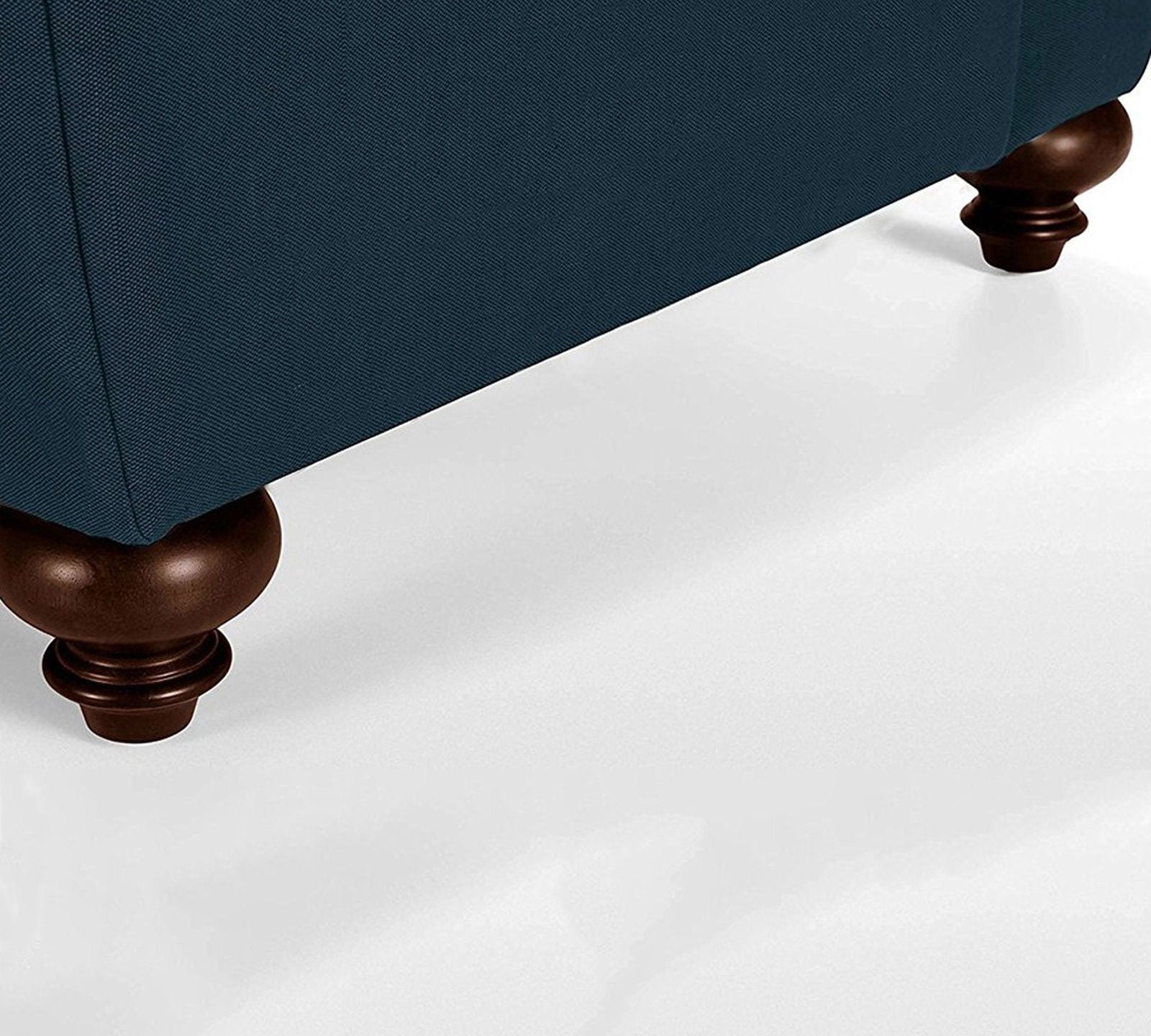 3 Seater Fabric Sofa in Wooden Frame Base -