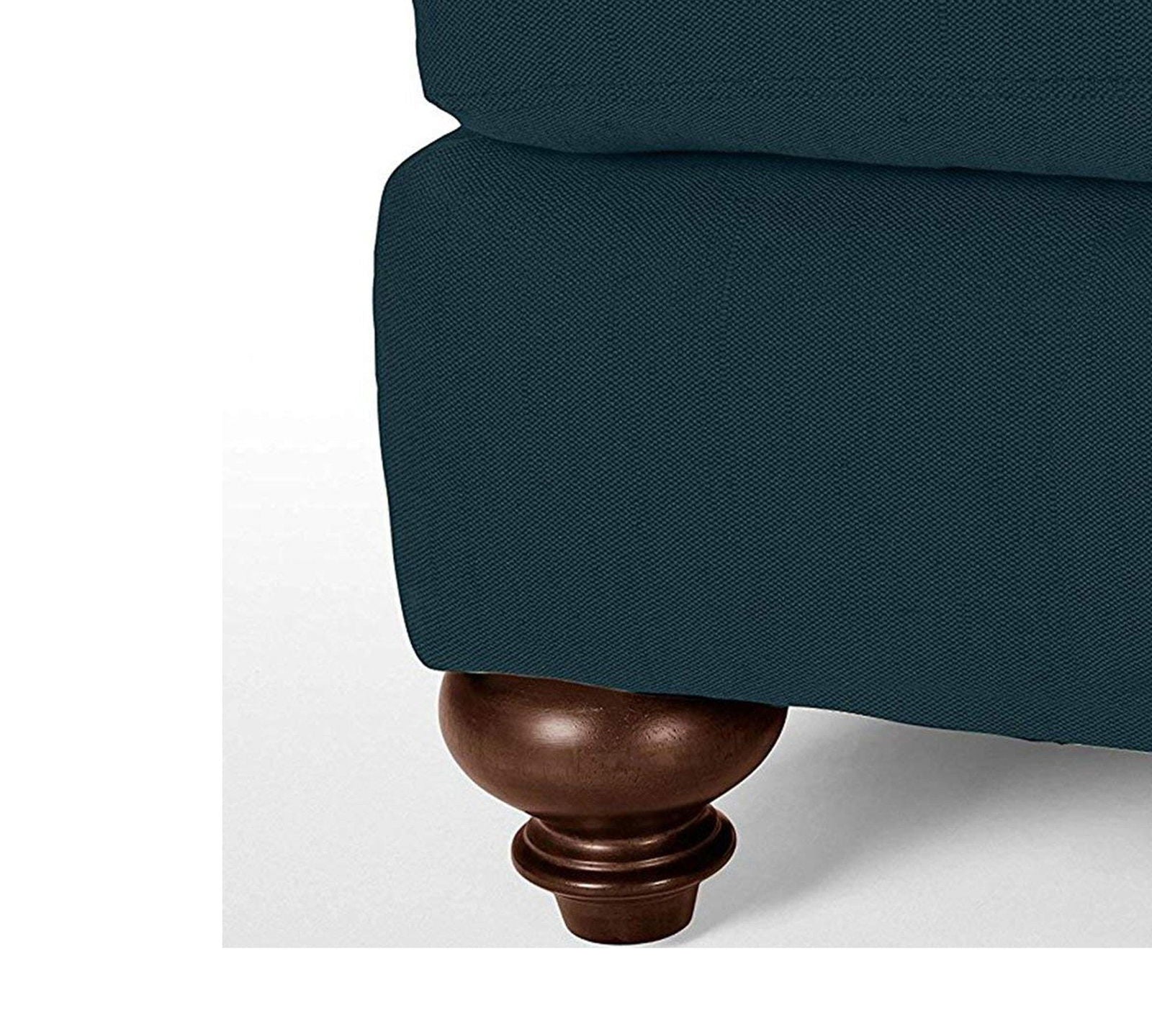 3 Seater Fabric Sofa in Wooden Frame Base -