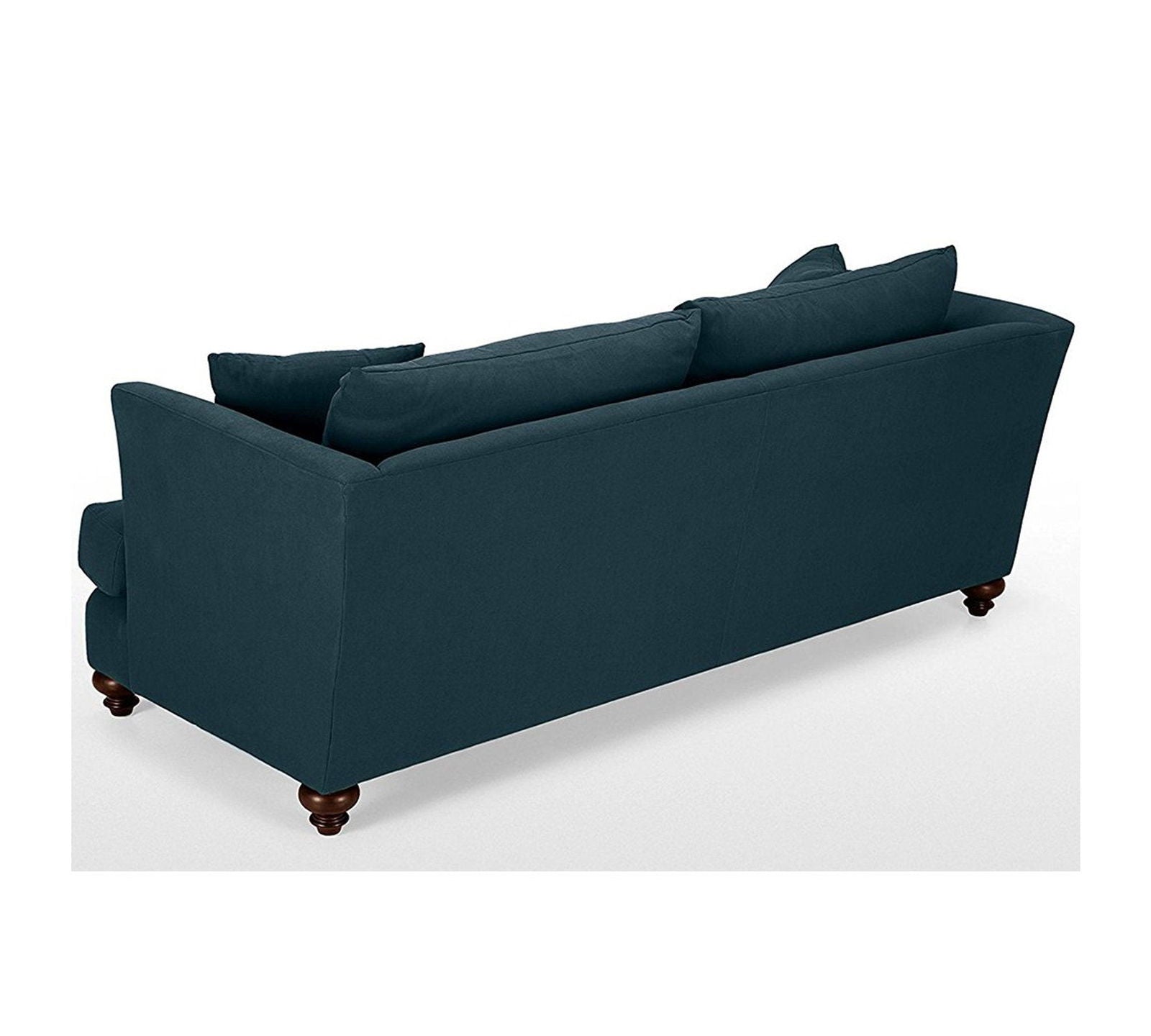 3 Seater Fabric Sofa in Wooden Frame Base -