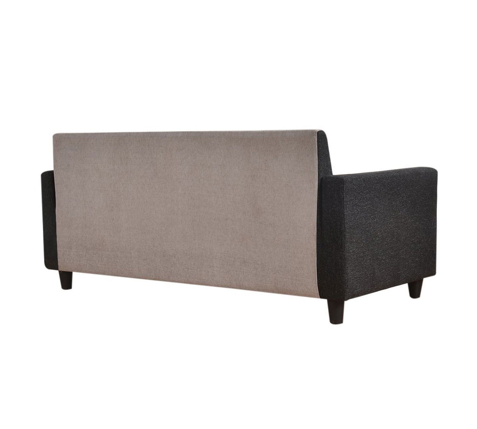 3 Seater Fabric Sofa in Wooden Frame Base -