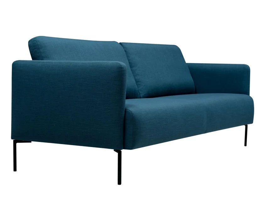3 Seater Fabric Sofa with Metal Legs -