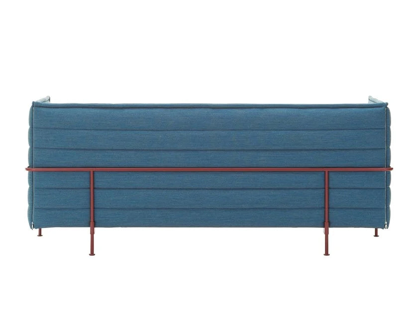 3 Seater Fabric Sofa with Metal Legs -