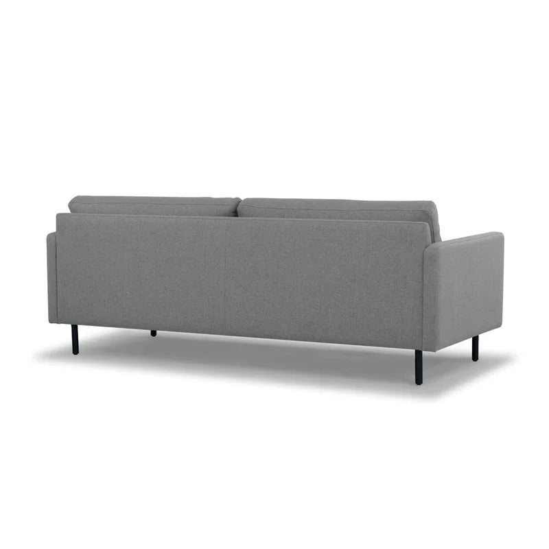 3 Seater Fabric Sofa with Metal Legs -