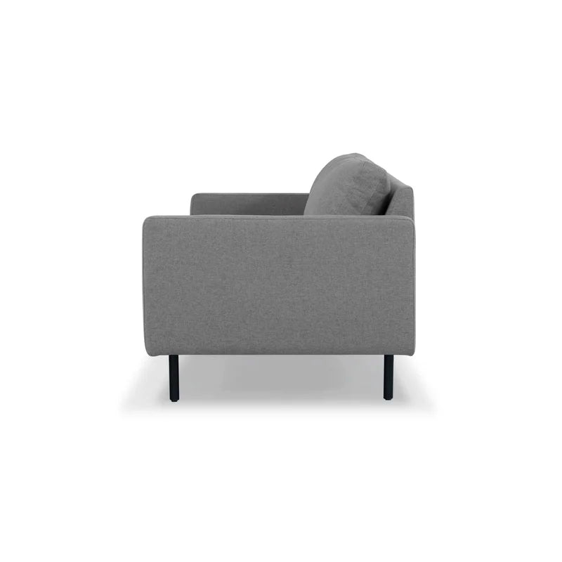 3 Seater Fabric Sofa with Metal Legs -