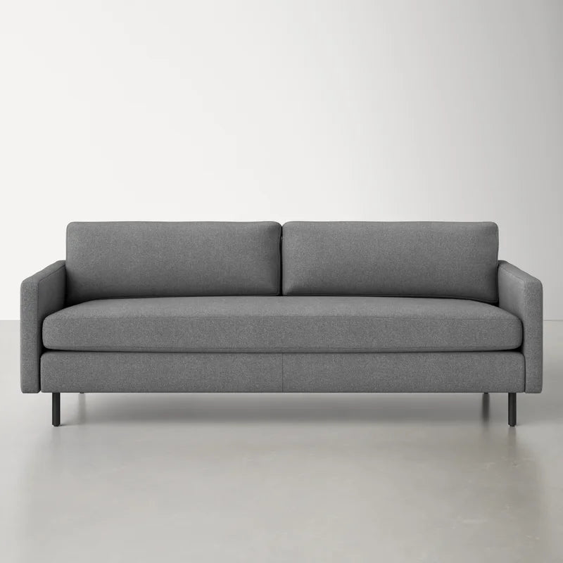 3 Seater Fabric Sofa with Metal Legs -