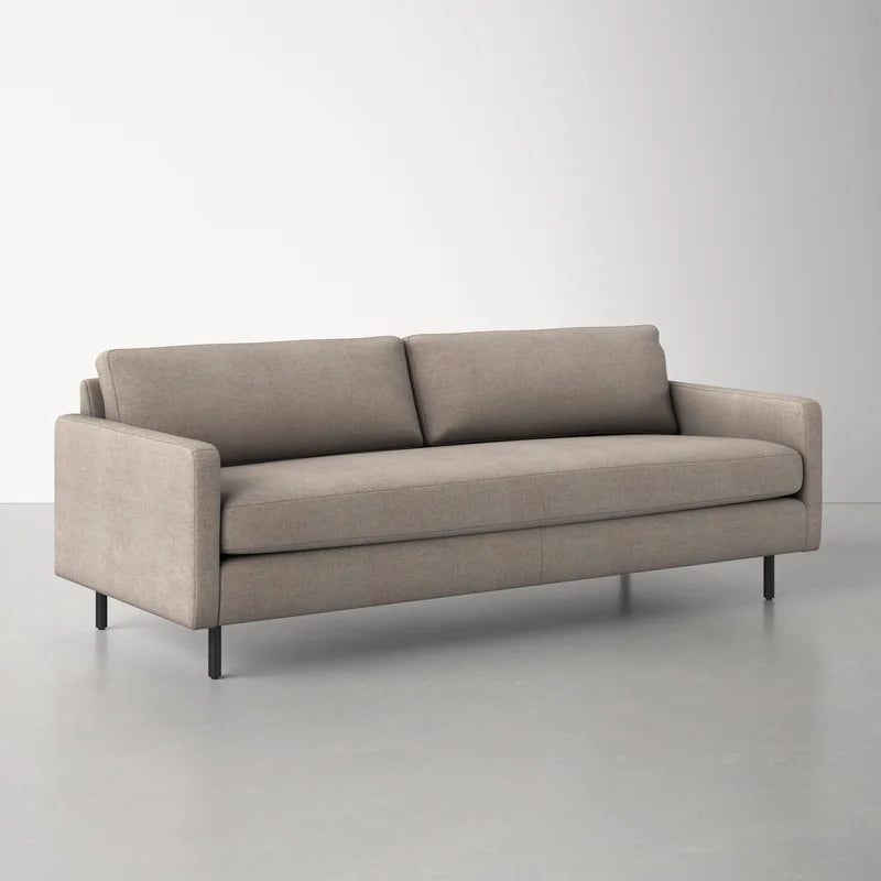 3 Seater Fabric Sofa with Metal Legs -