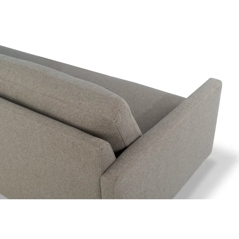 3 Seater Fabric Sofa with Metal Legs -