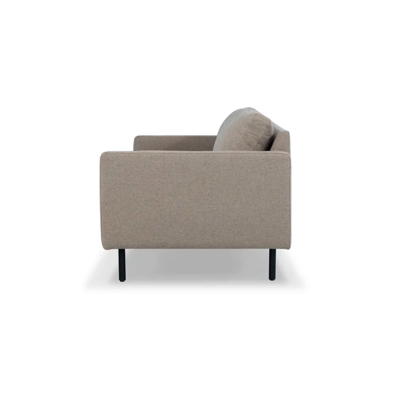 3 Seater Fabric Sofa with Metal Legs -
