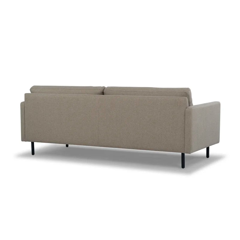 3 Seater Fabric Sofa with Metal Legs -