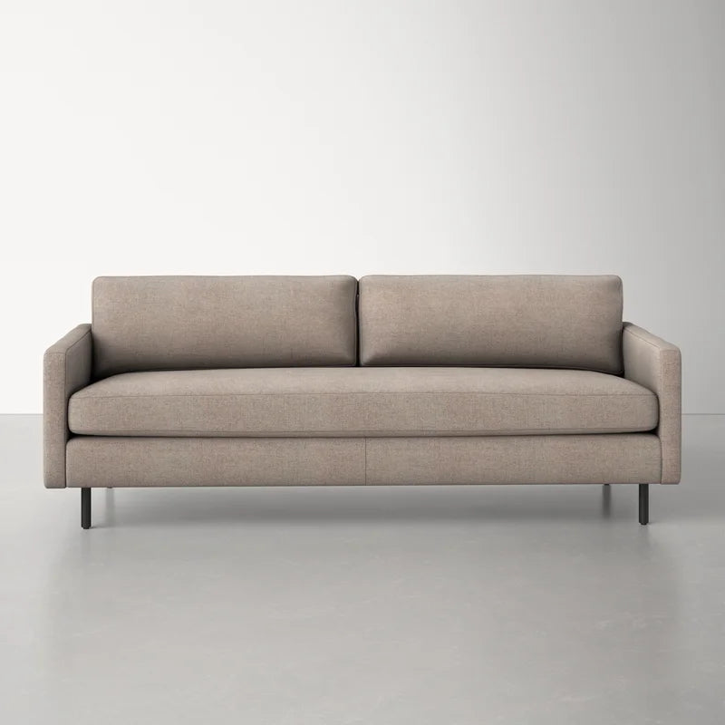 3 Seater Fabric Sofa with Metal Legs -