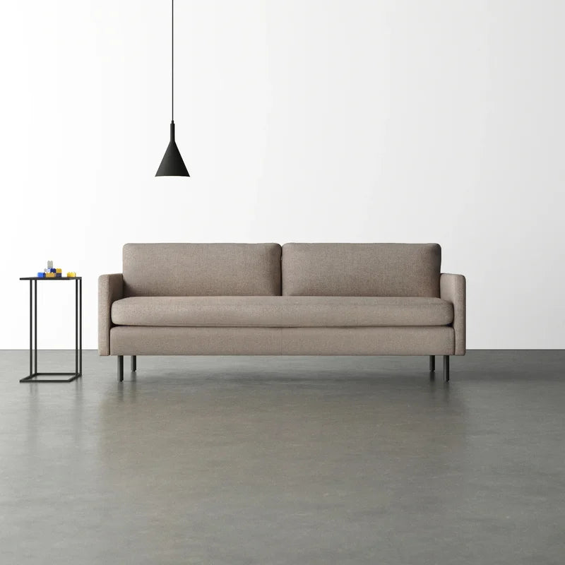 3 Seater Fabric Sofa with Metal Legs -