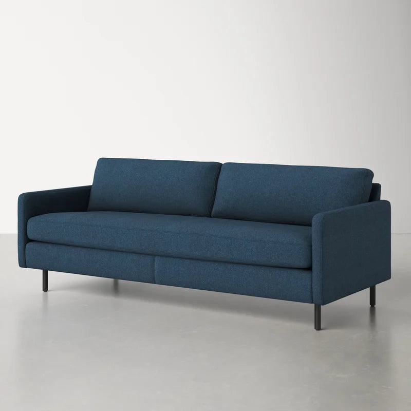 3 Seater Fabric Sofa with Metal Legs -