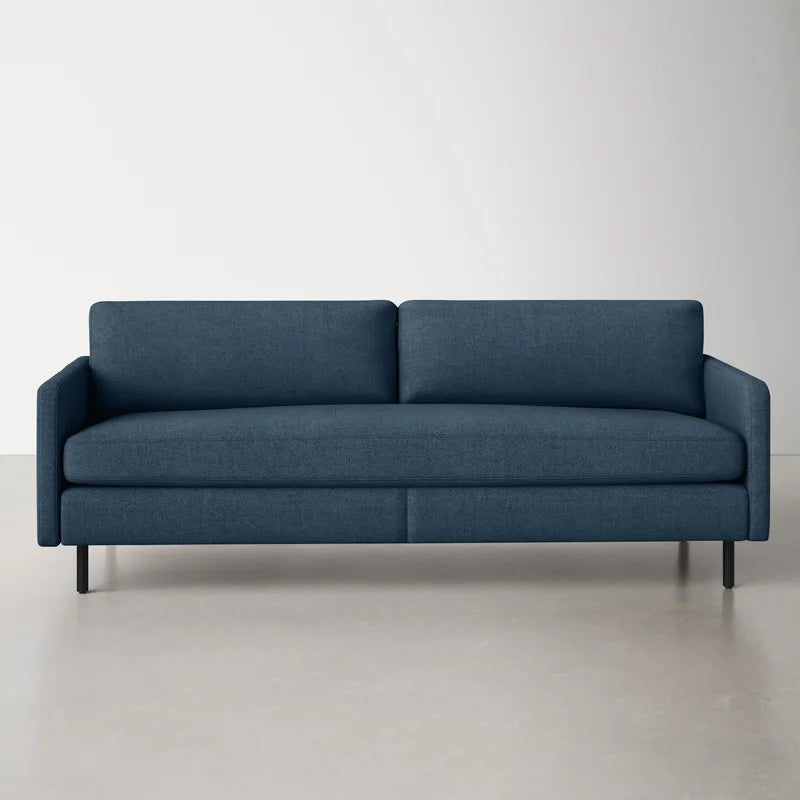 3 Seater Fabric Sofa with Metal Legs -