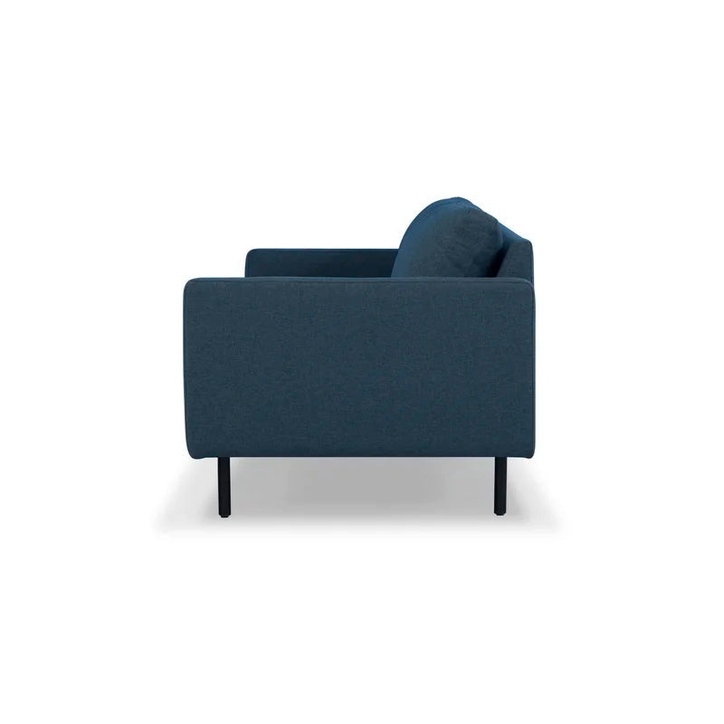 3 Seater Fabric Sofa with Metal Legs -